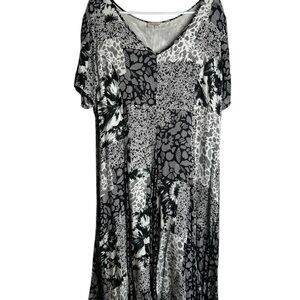 Orientique Naturally Australian Women’s Large Short Sleeve Midi Dress 4943